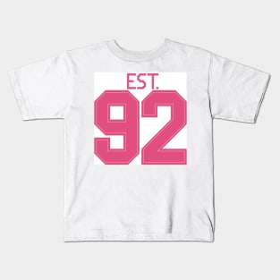 Est. 92 pink Kids T-Shirt